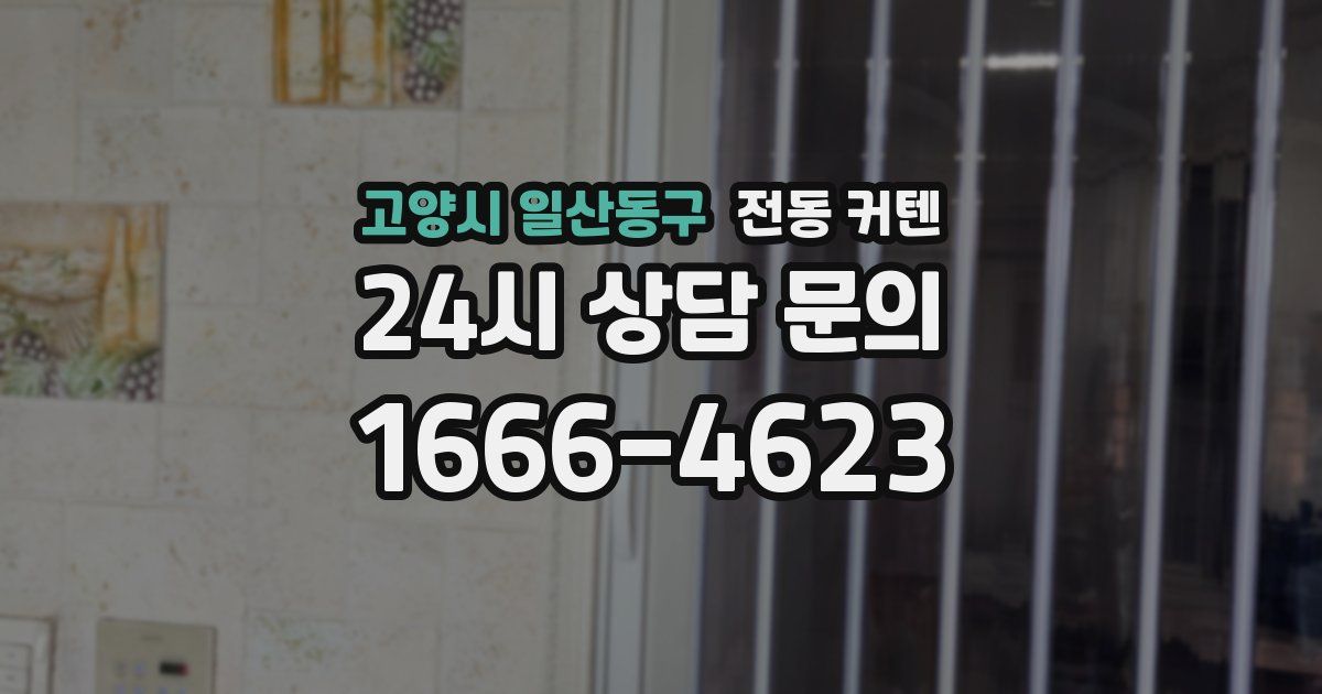 고양시 일산동구 전동 커텐
