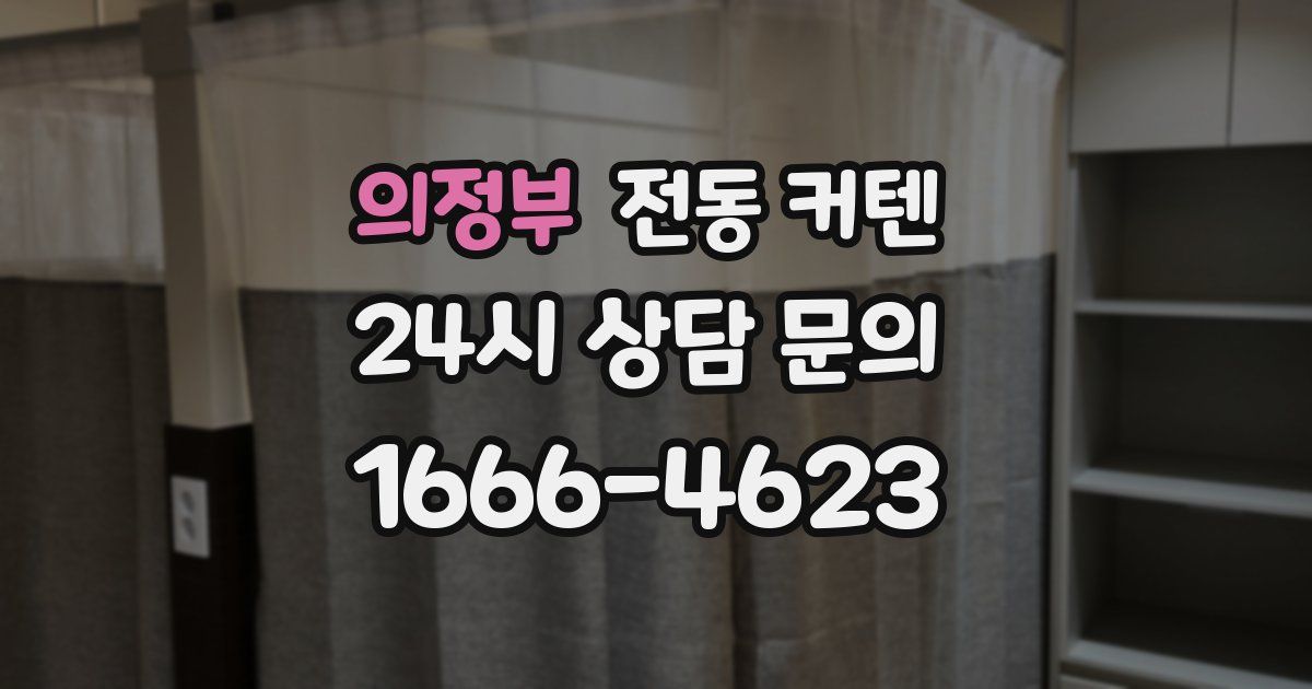 의정부 전동 커텐
