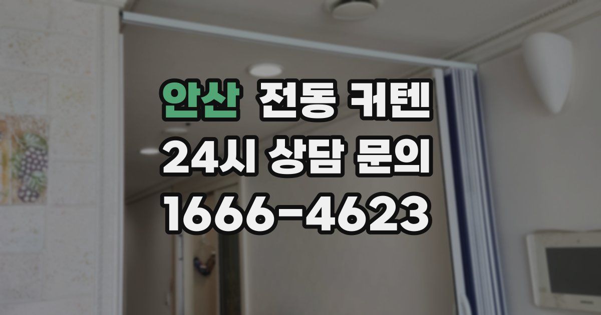 안산 전동 커텐