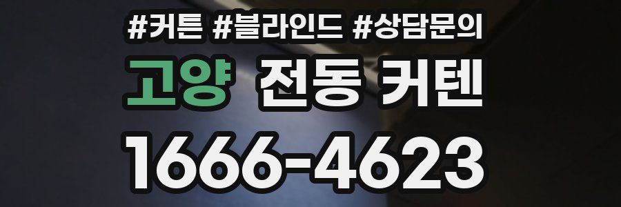 고양 전동 커텐