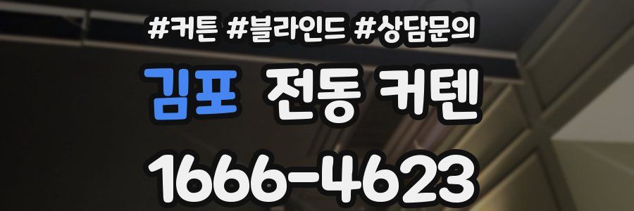 김포 전동 커텐