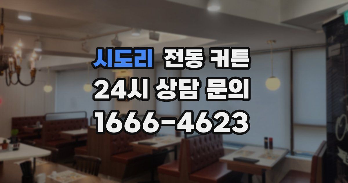 시도리 전동 커튼