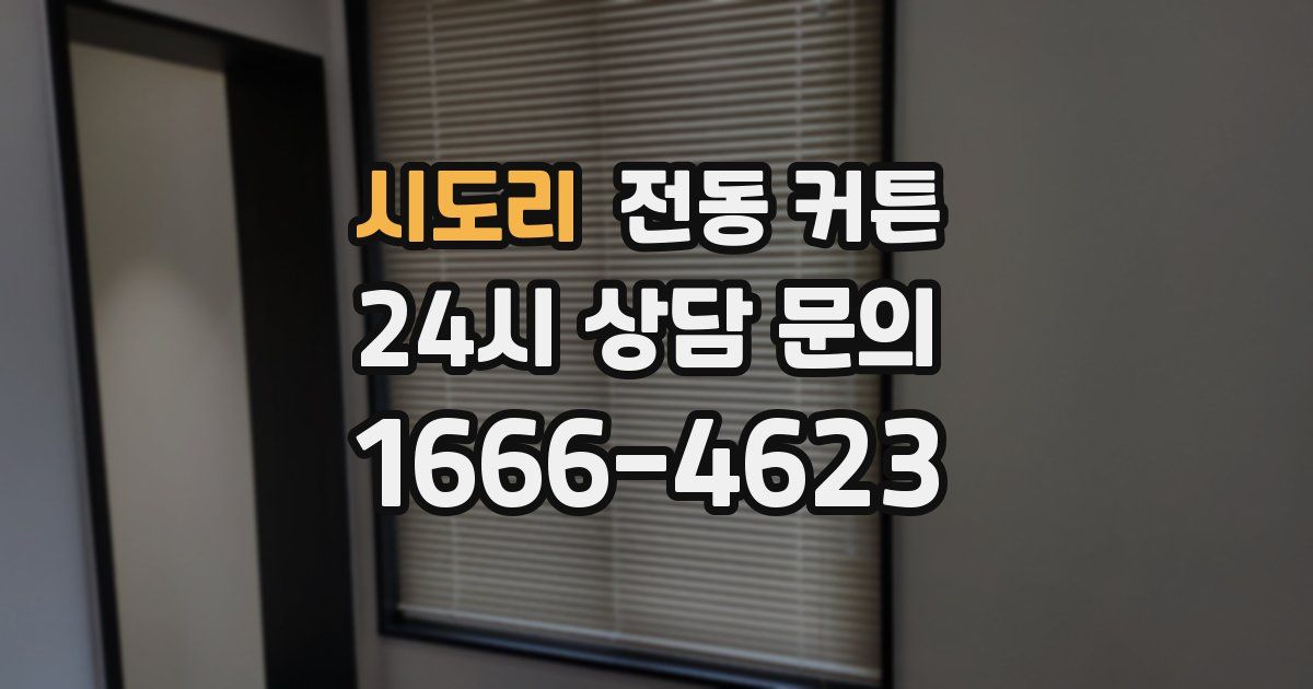 시도리 전동 커튼
