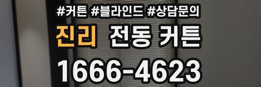 진리 전동 커튼