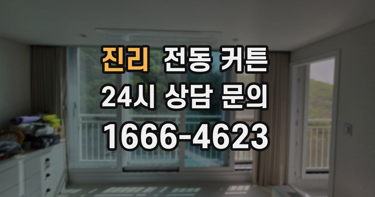 진리 전동 커튼