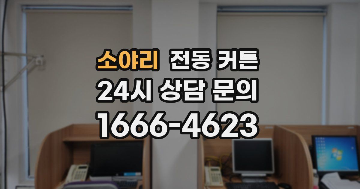 소야리 전동 커튼
