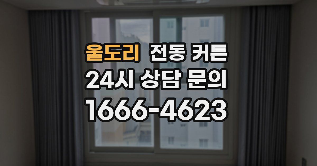 울도리 전동 커튼