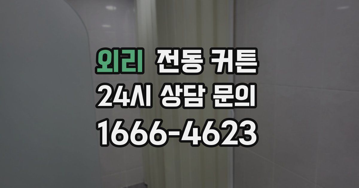 외리 전동 커튼