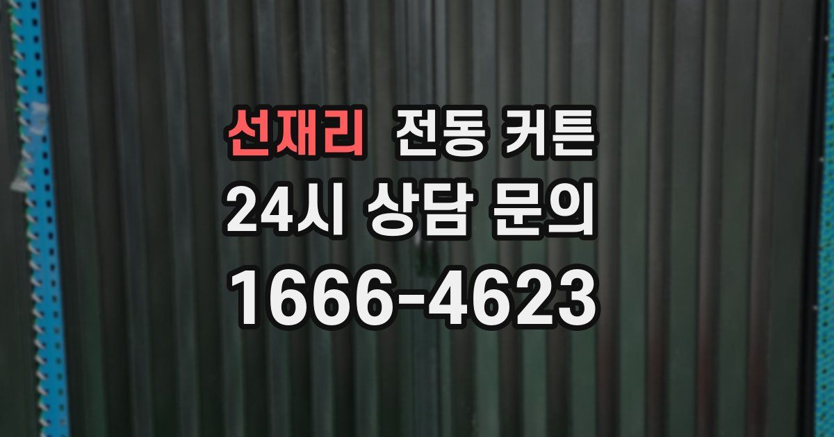 선재리 전동 커튼