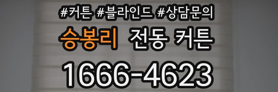 승봉리 전동 커튼