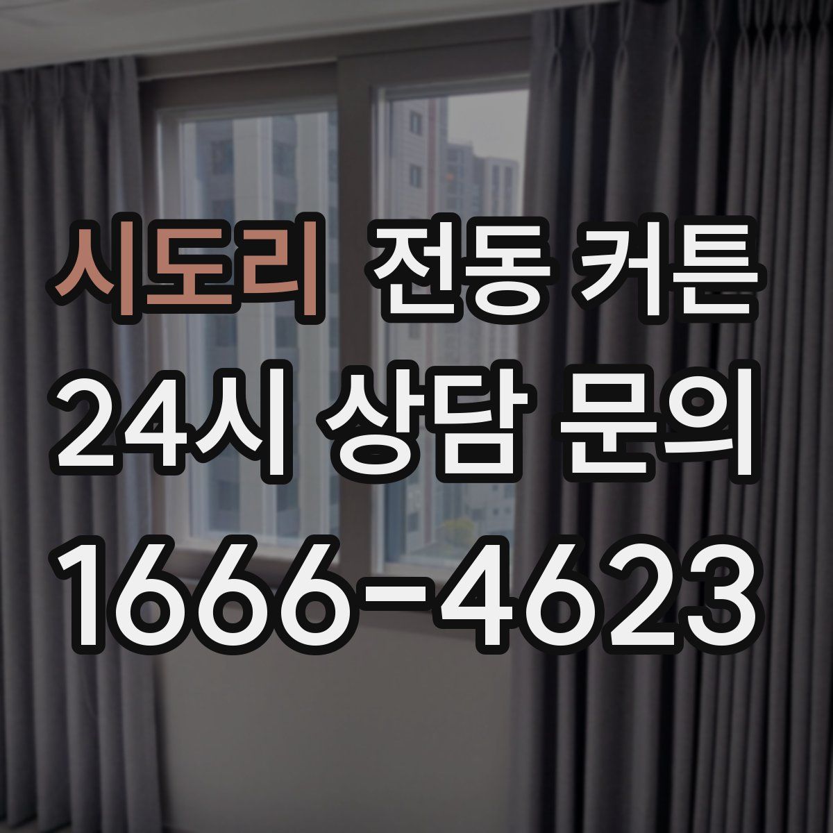 시도리 전동 커튼