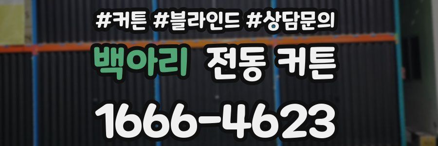 백아리 전동 커튼