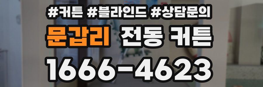 문갑리 전동 커튼