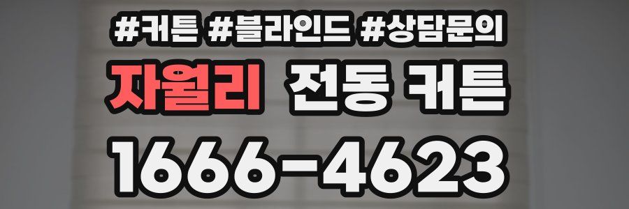 자월리 전동 커튼