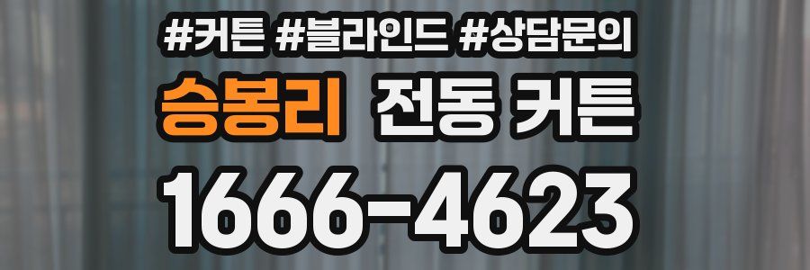 승봉리 전동 커튼