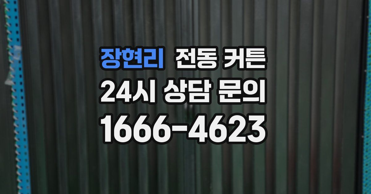 장현리 전동 커튼