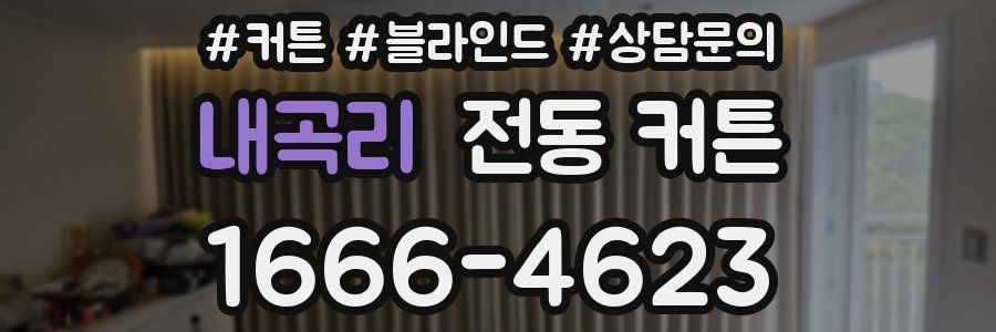 내곡리 전동 커튼