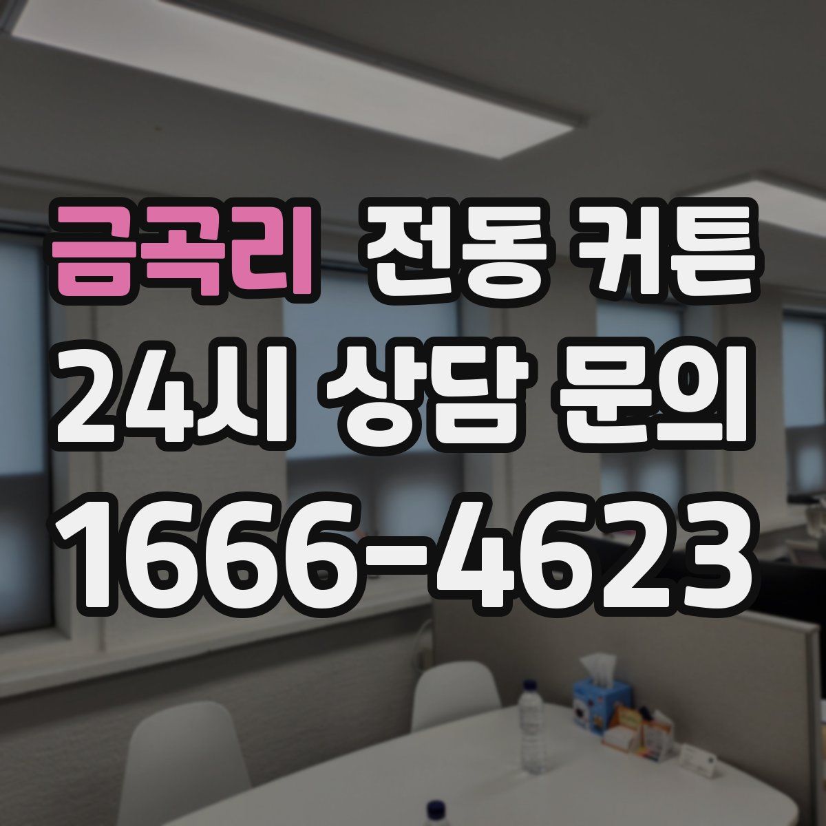 금곡리 전동 커튼