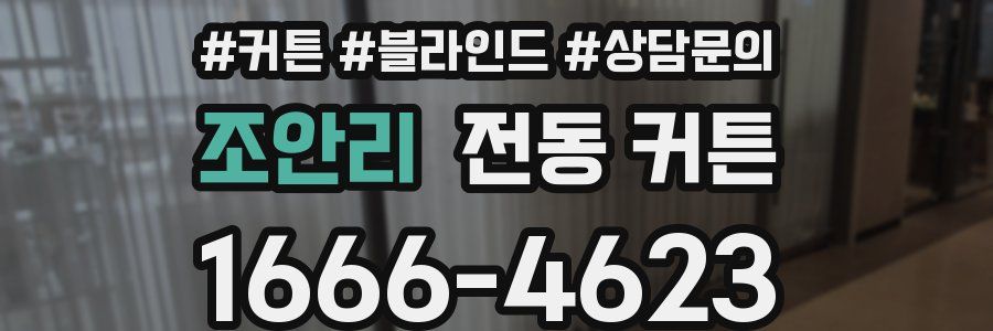 조안리 전동 커튼