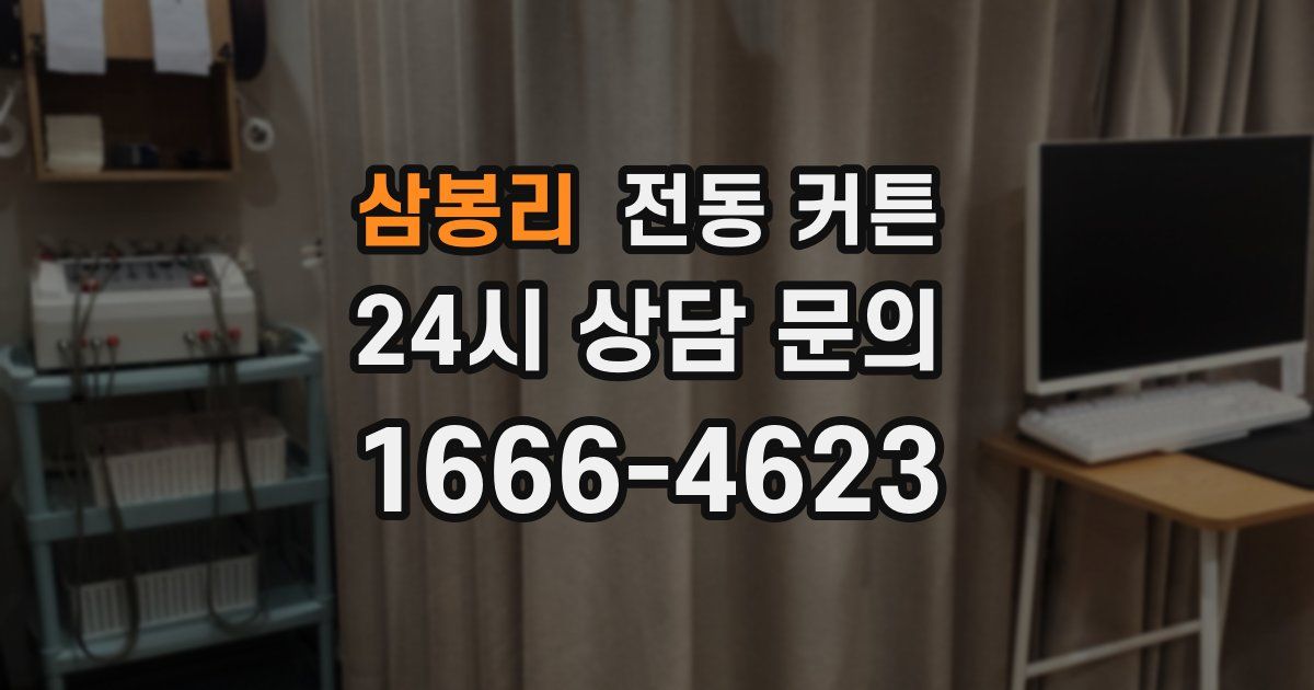 삼봉리 전동 커튼