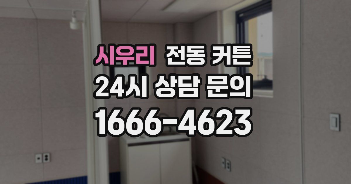 시우리 전동 커튼