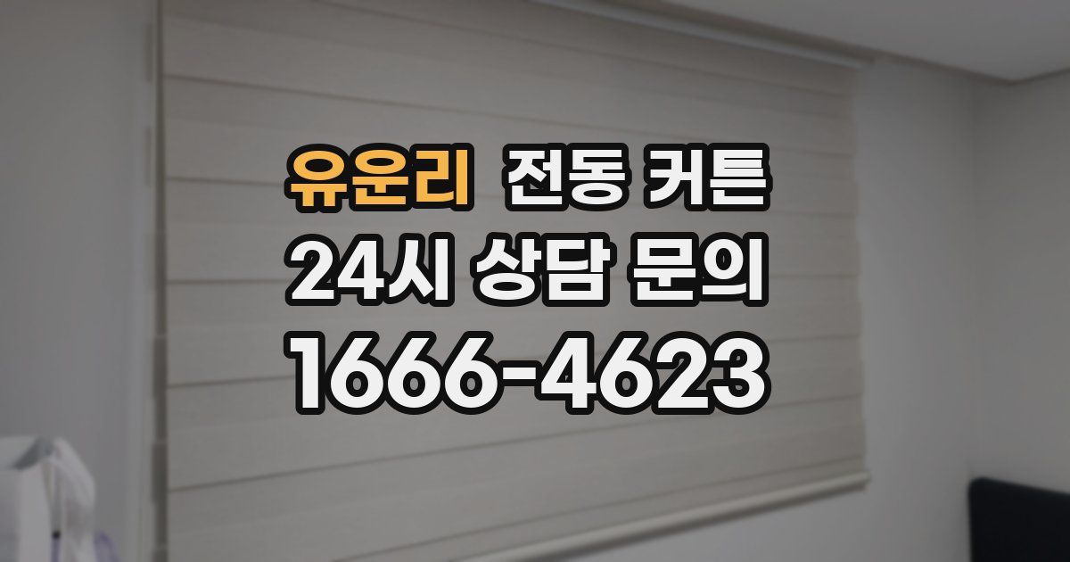 유운리 전동 커튼