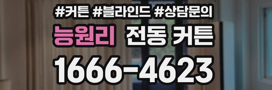 능원리 전동 커튼