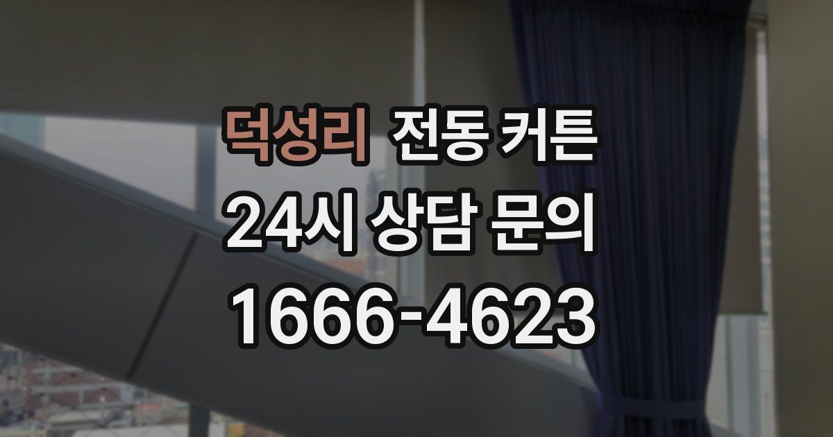 덕성리 전동 커튼