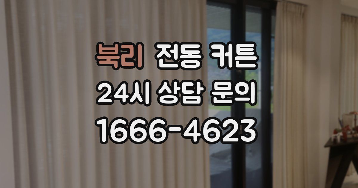 북리 전동 커튼