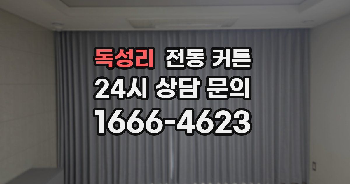 독성리 전동 커튼