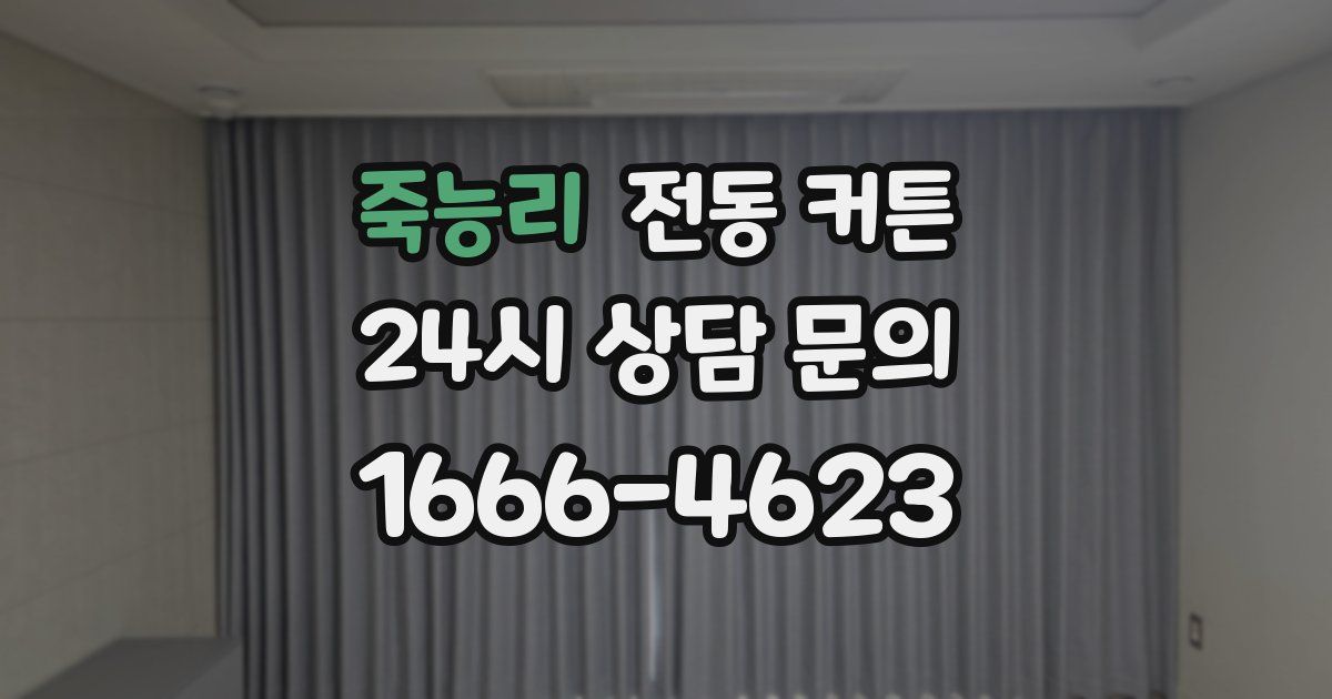 죽능리 전동 커튼