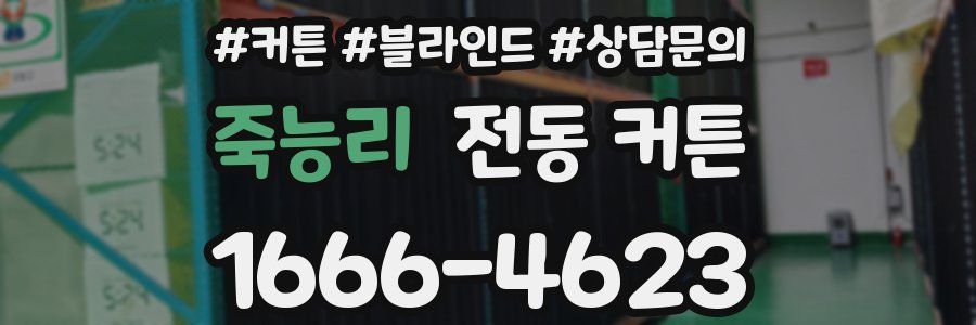 죽능리 전동 커튼