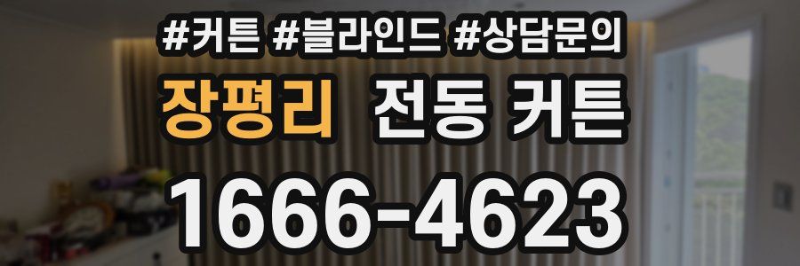 장평리 전동 커튼