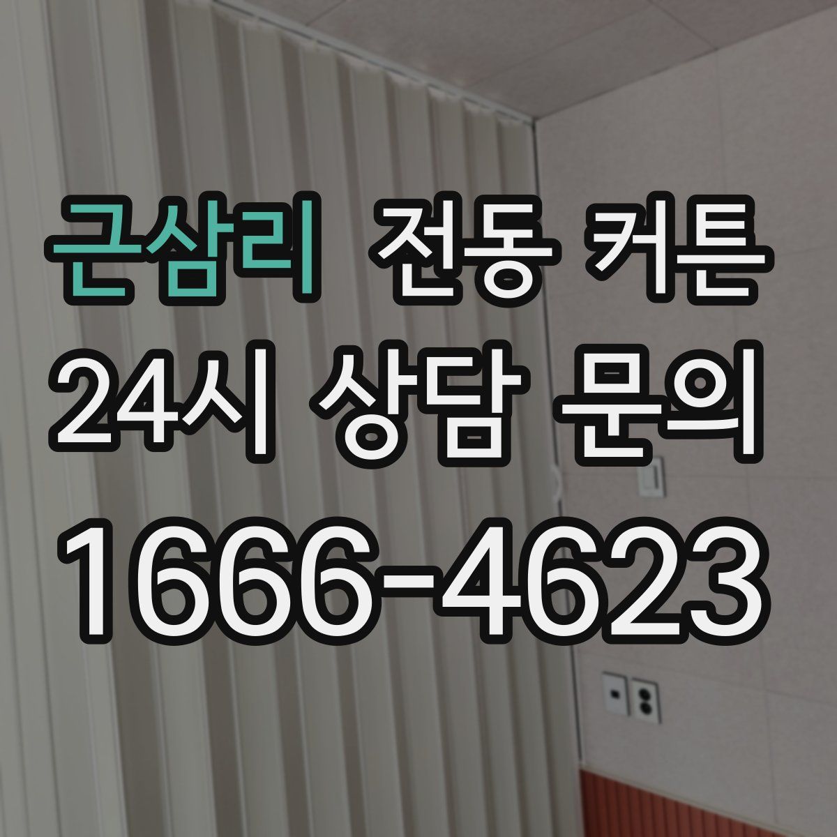 근삼리 전동 커튼