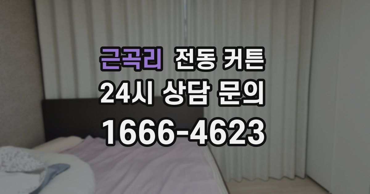 근곡리 전동 커튼