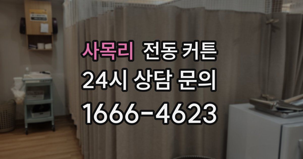 사목리 전동 커튼