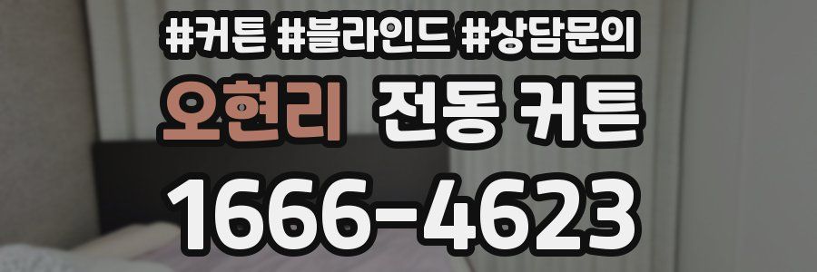 오현리 전동 커튼