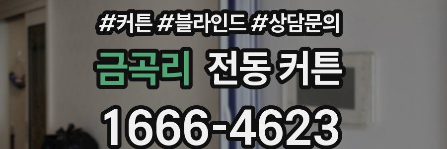 금곡리 전동 커튼