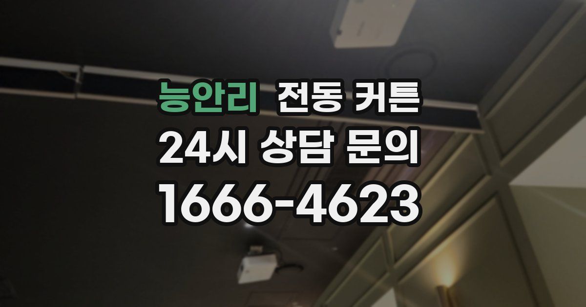 능안리 전동 커튼