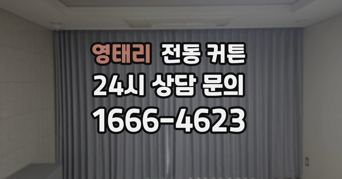 영태리 전동 커튼