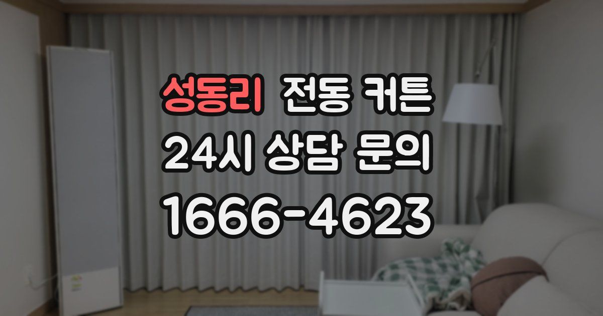 성동리 전동 커튼