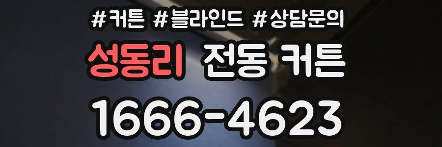 성동리 전동 커튼