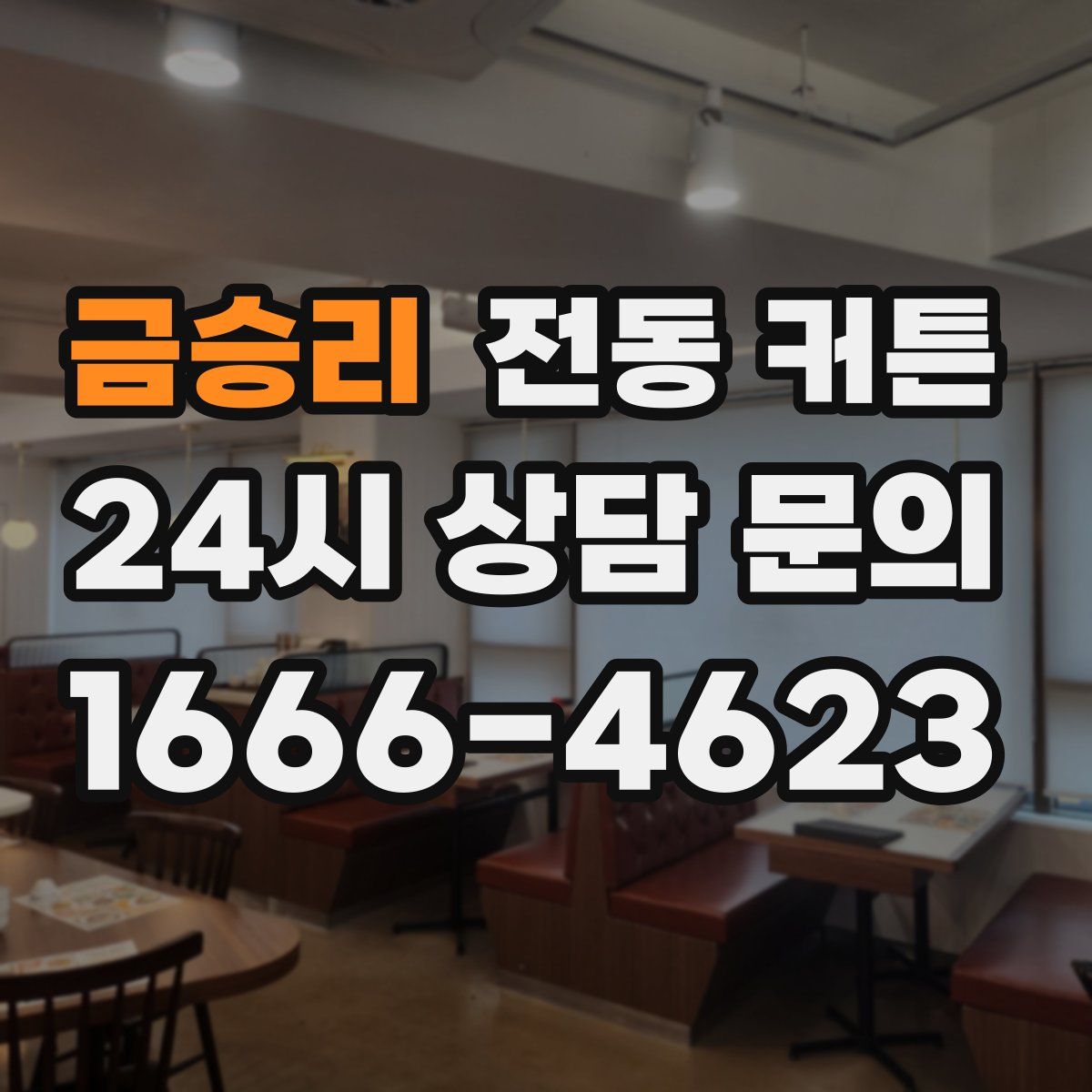 금승리 전동 커튼