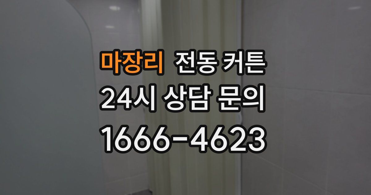 마장리 전동 커튼