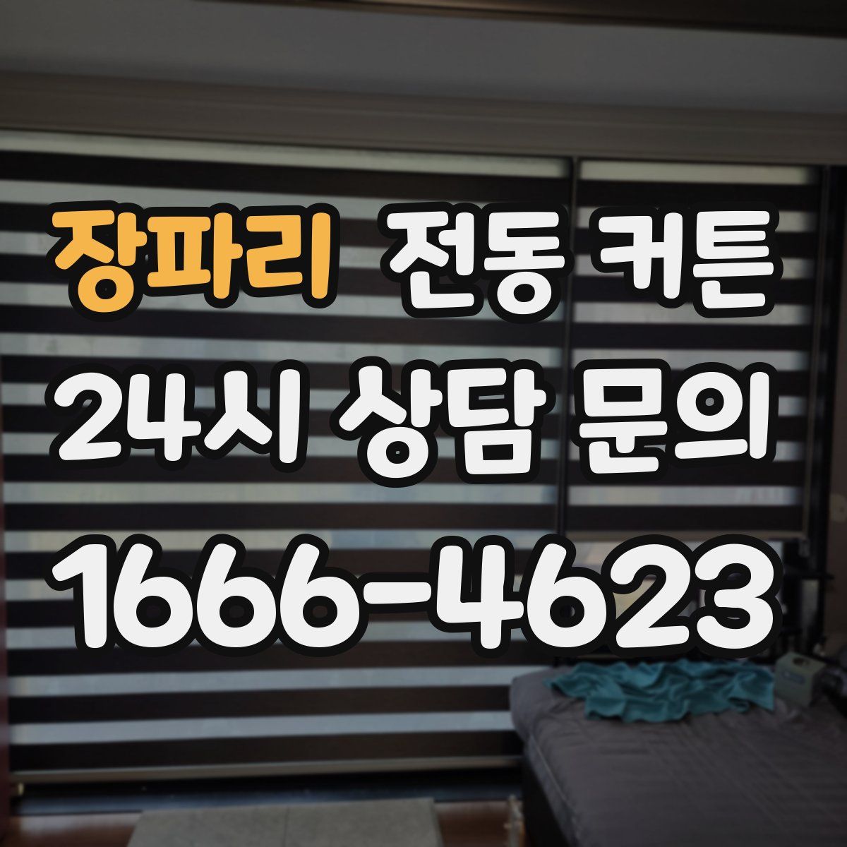 장파리 전동 커튼