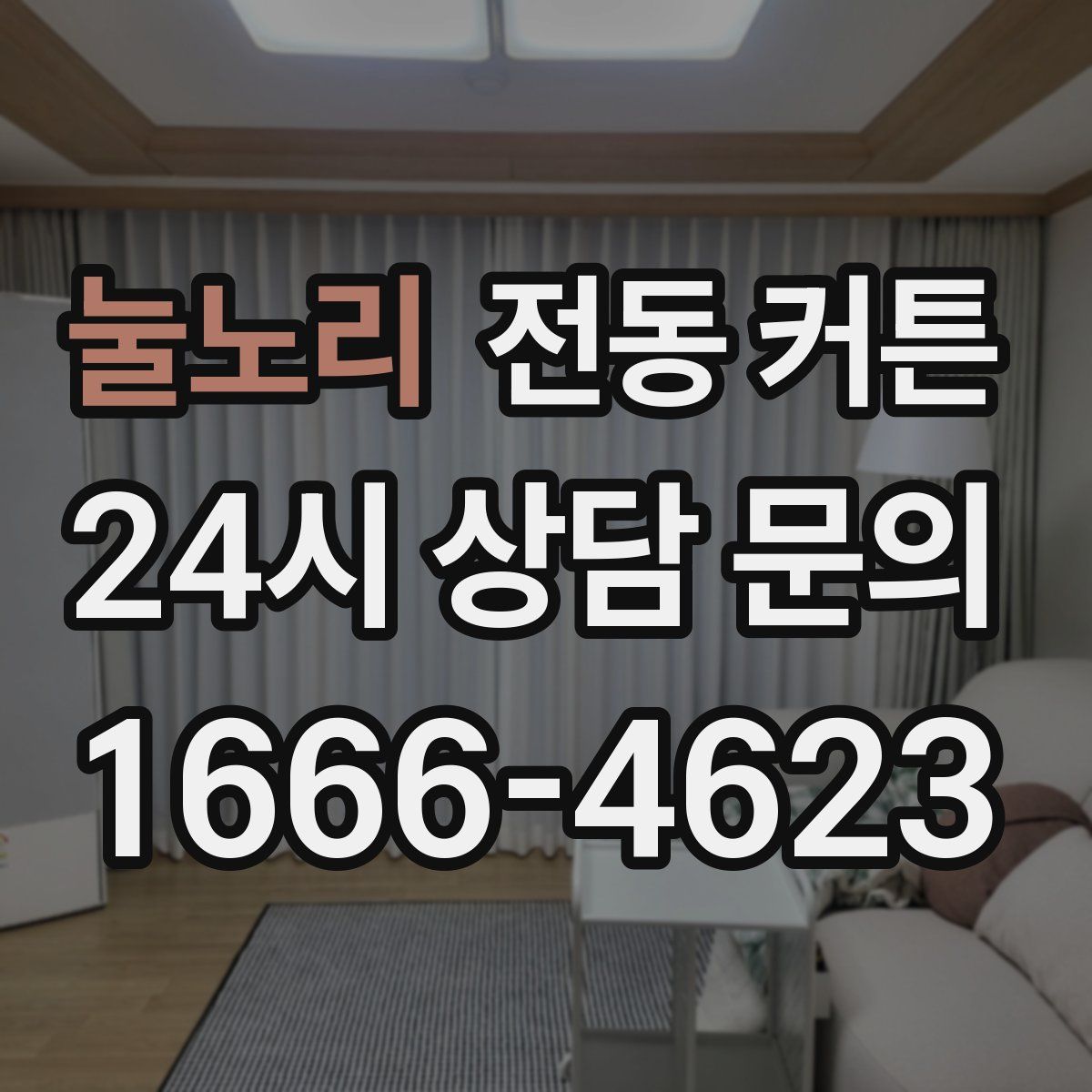 눌노리 전동 커튼