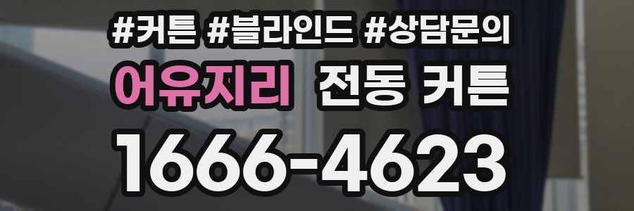 어유지리 전동 커튼