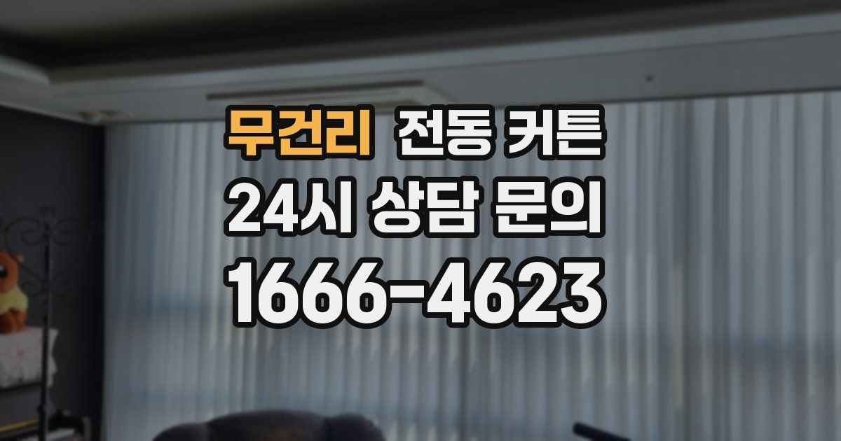 무건리 전동 커튼