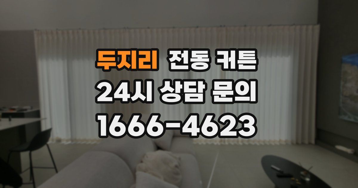 두지리 전동 커튼