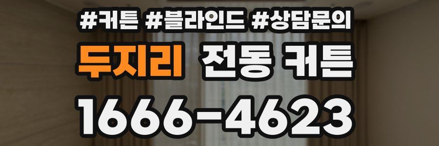 두지리 전동 커튼